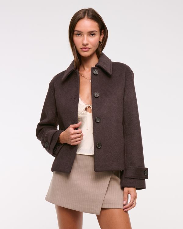 Cashmere Cropped Jacket 2