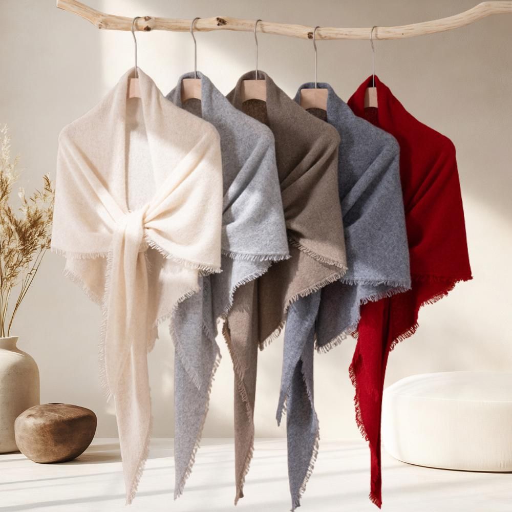 Cashmere Triangle Shawl